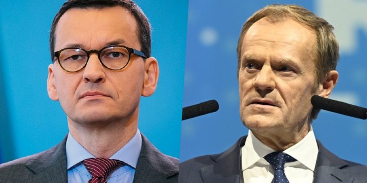 tusk i morawiecki