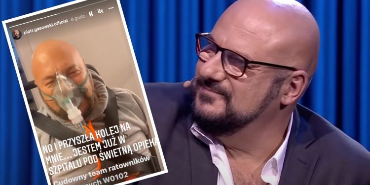 Piotr Gąsowski trafił do szpitala. Jest zakażony koronawirusem