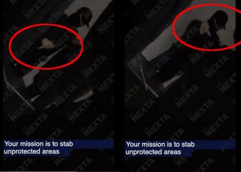 Imigranci są uczeni przez Białorusinów zabijania nożem! Szokujące nagranie [WIDEO]