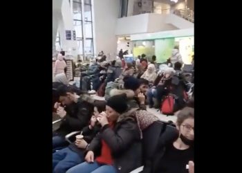 Grupa migrantów wraca do Iraku. Jest nagranie z lotniska w Mińsku [WIDEO]