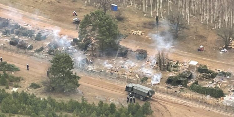 Obozowisko w Kuźnicy zupełnie puste! Nagrania pokazują, jak wygląda [WIDEO]