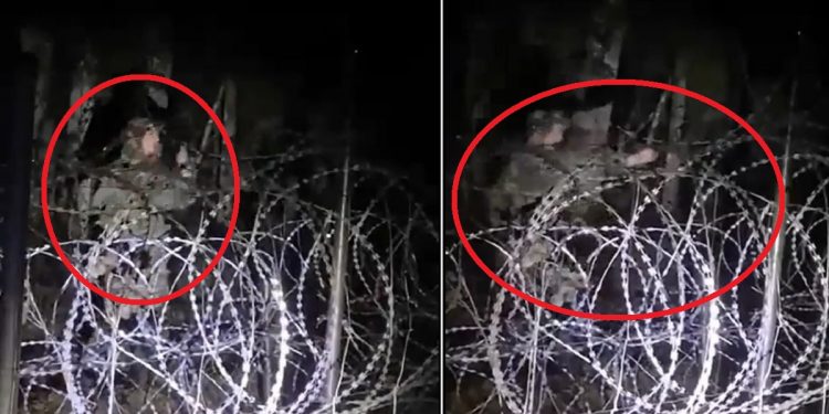 pijani białoruscy żołnierze