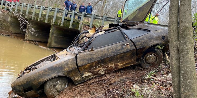 Samochód w rzece. W środku ludzkie kości i portfel. Wyjaśniono zagadkę