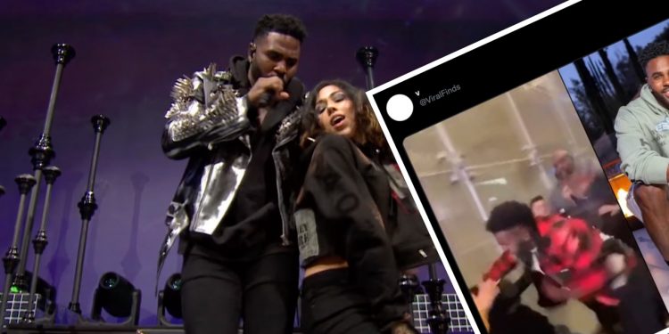 Jason Derulo gwałtownie zareagował na zaczepkę. Wszczął bójkę! [WIDEO]