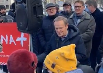 zadał pytanie tuskowi