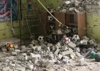 Ukraińska wioska ostrzelana! Jeden z pocisków trafił w przedszkole