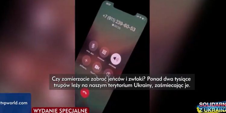 Ukraińcy dzwonią do rosyjskiego MON. „Irina. Co tu robią rosyjscy żołnierze?” [WIDEO]