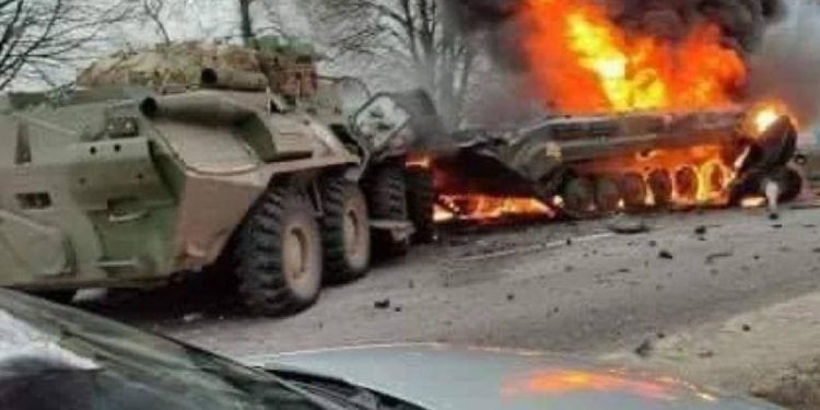 głuchów zasadzka na kolumnę czołgów