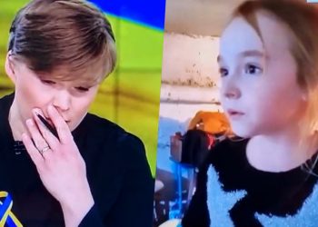 dziennikarka łzy dziewczynka z ukrainy