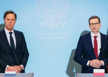 morawiecki z premierem holandii