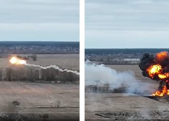 Ukraińcy zestrzelili rosyjski śmigłowiec. Nagranie obiega sieć [WIDEO]