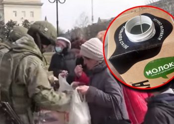 jedzenie emerytce od żołnierzy