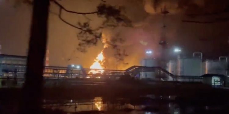 Potężne pożary w rosyjskim Briańsku. Są nagrania [WIDEO]