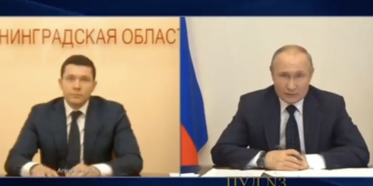Gubernator Kaliningradu skarżył się w rosyjskiej telewizji. Putin szybko przywołał go do porządku [WIDEO]