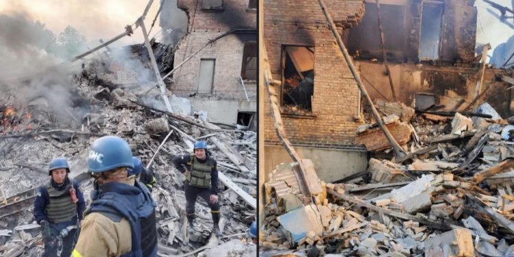 Rosja zbombardowała szkołę. 60 osób nie żyje