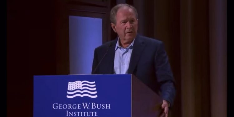 Bush zaliczył wpadkę. Pomylił Ukrainę z innym państwem