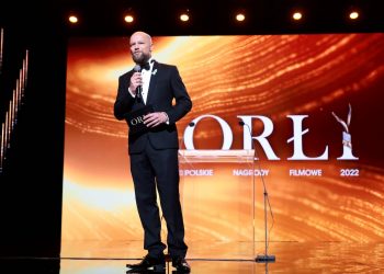 Maciej Stuhr podczas gali Orły 2022