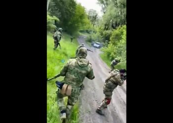 Kadyrowcy znów stali się pośmiewiskiem. Pokazali nagranie z „walk” [WIDEO]