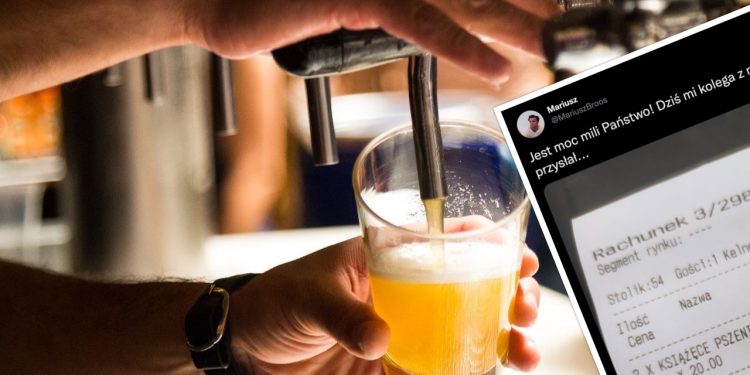 Kupił nad Bałtykiem dwa piwa. Rachunek zwalił go z nóg