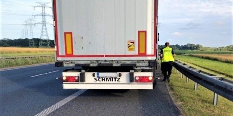 Pijany kierowca tira zatrzymany na A4