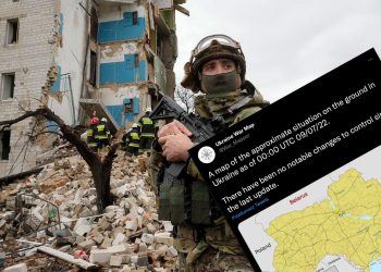 Mapa rosyjskiej inwazji na Ukrainę