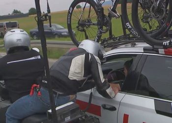 „Takie rzeczy tylko w TVP”. Nietypowy wywiad podczas Tour de Pologne