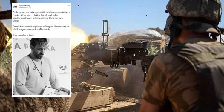 Zginął polski ochotnik na Ukrainie. To zawodnik MMA Tomasz Walentek