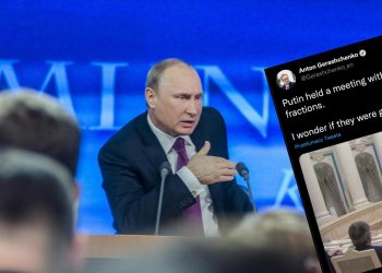 Putin znowu to zrobił. Jedno zdjęcie wywołało drwiny internautów