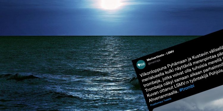 Nietypowe zjawisko na Bałtyku. Kilka trąb wodnych na jednym ujęciu! [FOTO]