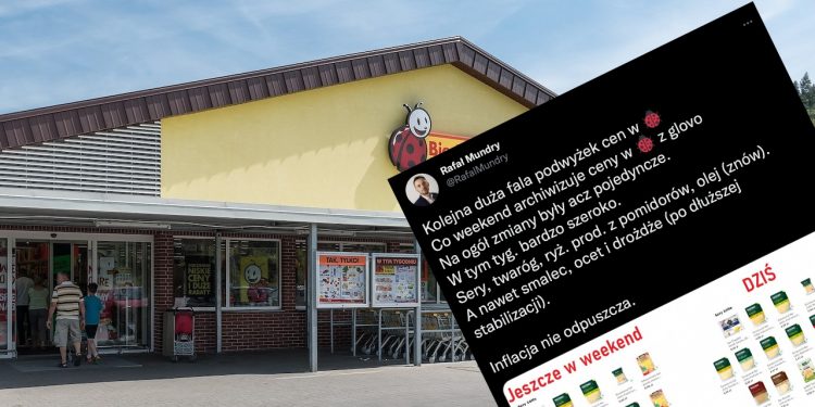 Ekonomista pokazał, jak wyglądają wzrosty cen w Biedronce