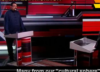 Steven Seagal wystąpił w rosyjskiej telewizji. Mówił o… „ukraińskich nazistach” [WIDEO]