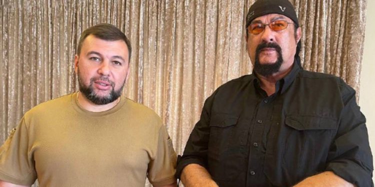 Steven Seagal jest w Donbasie. Kręci film propagandowy