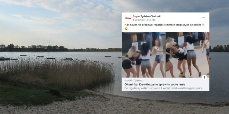 Bójka kobiet w Okunince. Tłum oglądał, ale nikt nie zareagował