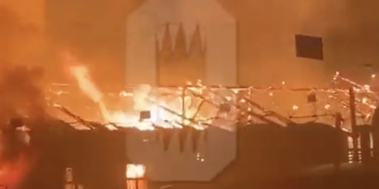 Płonie jednostka wojskowa pod Moskwą. Są nagrania [WIDEO]