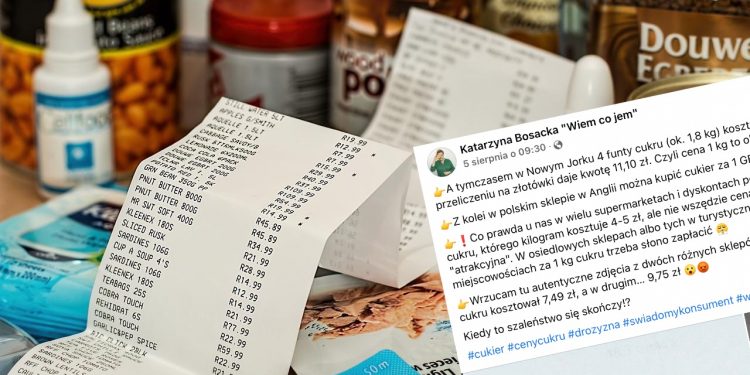 Pokazała ceny cukru w USA i Wielkiej Brytanii. Internauci nie mogą uwierzyć [FOTO]