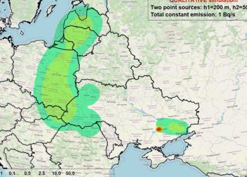 Promieniowanie nad Polską. Ukraińcy pokazali symulację katastrofy w elektrowni atomowej [WIDEO]