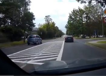 Kierowca dostał 31 punktów karnych w… 2 minuty. Pokazali nagranie [WIDEO]