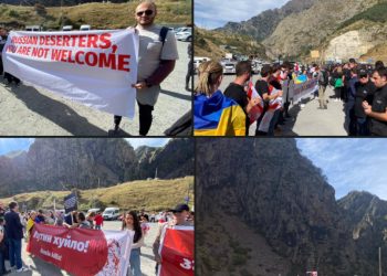 Tak „witają” uciekających do Gruzji. To Rosjanie zobaczyli na granicy [FOTO]