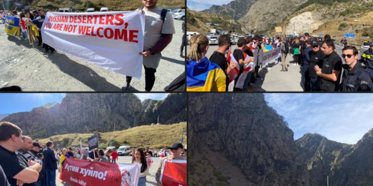 Tak „witają” uciekających do Gruzji. To Rosjanie zobaczyli na granicy [FOTO]