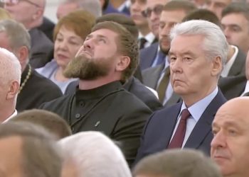 Tak Kadyrow zareagował na przemówienie Putina. Wszystko nagrały kamery [WIDEO]