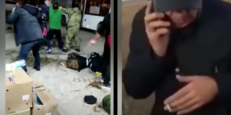 Tak Rosjanie jadą na wojnę. Pijani i zataczający się poborowi. Sieć obiegły nagrania [WIDEO]