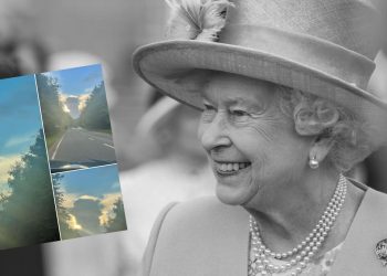 Gdy zmarła królowa Elżbieta II na niebie pojawił się „znak”. „Obraz w chmurach” [FOTO]
