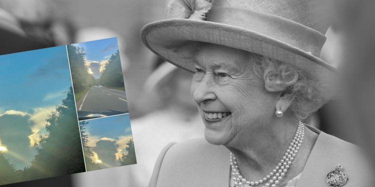 Gdy zmarła królowa Elżbieta II na niebie pojawił się „znak”. „Obraz w chmurach” [FOTO]