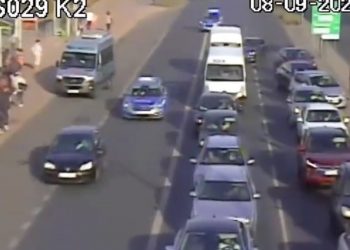 Szaleńczy pościg ulicami miasta. Policja opublikowała nagranie [WIDEO]