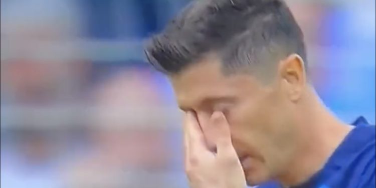 Frustracja Lewandowskiego. Kamery uchwyciły wymowne słowa [WIDEO]