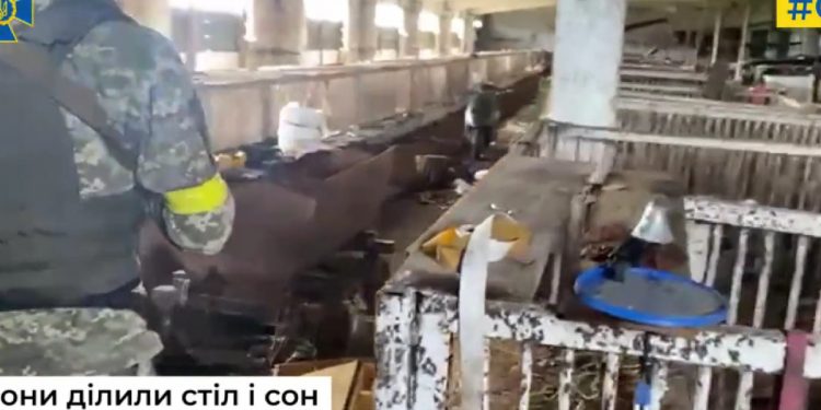 Rosjanie mieszkali w… chlewie. Dosłownie. Ukraińcy odkryli ich kwaterę [WIDEO]
