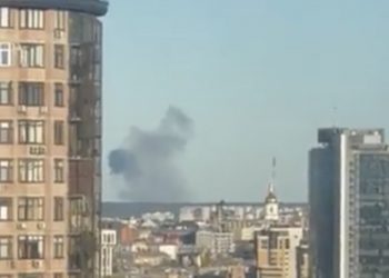 Atak rakietowy na ukraińskie miasta