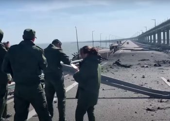 Tak teraz wygląda most krymski! Pokazali nowe nagranie [WIDEO]