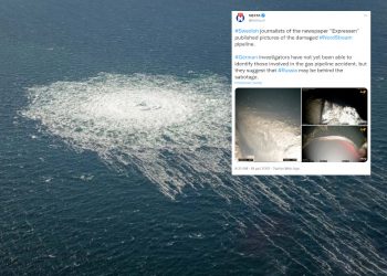 Są pierwsze zdjęcia uszkodzeń w Nord Stream. Wyrwa ma ponad 50 metrów! [WIDEO]