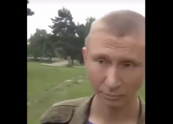 Nagranie z rosyjskim żołnierzem podbiło internet. Ujawniono prawdę [WIDEO]